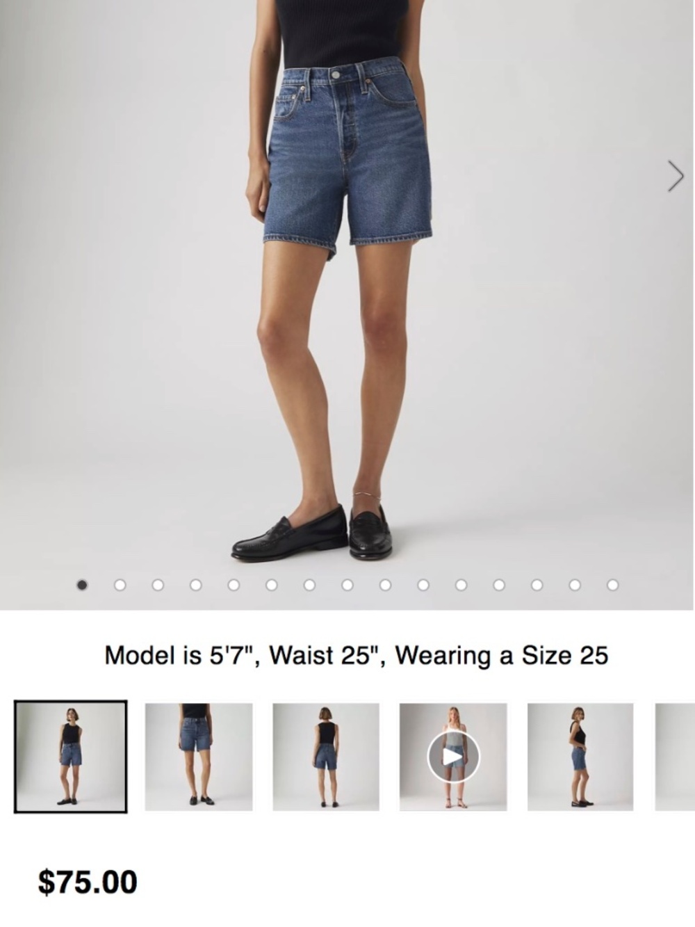 Levi's 501 Original Fit High-Rise Women's Shorts